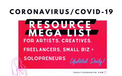Coronavirus/COVID-19 Resource for Artists, Creatives, and Small Businesses