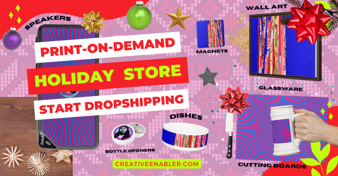 Best Holiday PrintOnDemand Products 2023 • Creative Enabler
